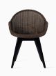 Avril High Back Dining Chair with Black Wood Base - Style Our Home