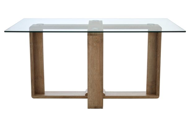 Prestige Designs Blair Clear Tempered Glass Dining Table by Prestige Designs | Style Our Home