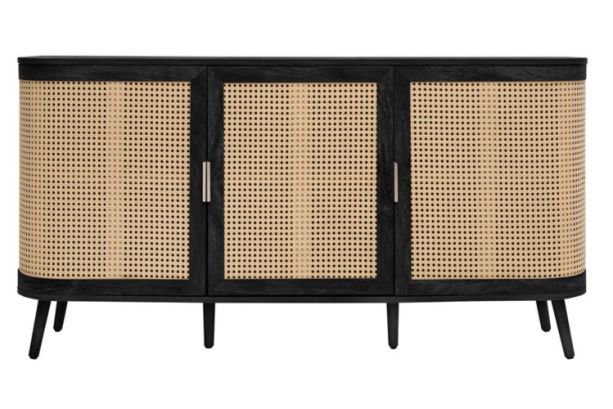 Noah 3 Door Sideboard Black by Birlea | Style Our Home