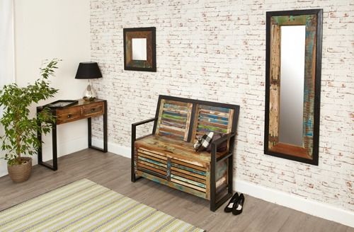 Baumhaus Urban Chic Storage Monks Bench - Style Our Home