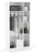 Lynx White 3 Door 2 Drawer Wardrobe With Mirror