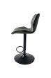 Alfa Gas Lift Bar Stool Vegan Leather Forest Green SET OF 2