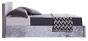 Berlin Steel Crushed Velvet King Ottoman Bed