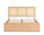 135cm Croxley Rattan Ottoman Oak by Birlea | Style Our Home
