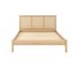 150cm Croxley Rattan Bed Oak by Birlea | Style Our Home