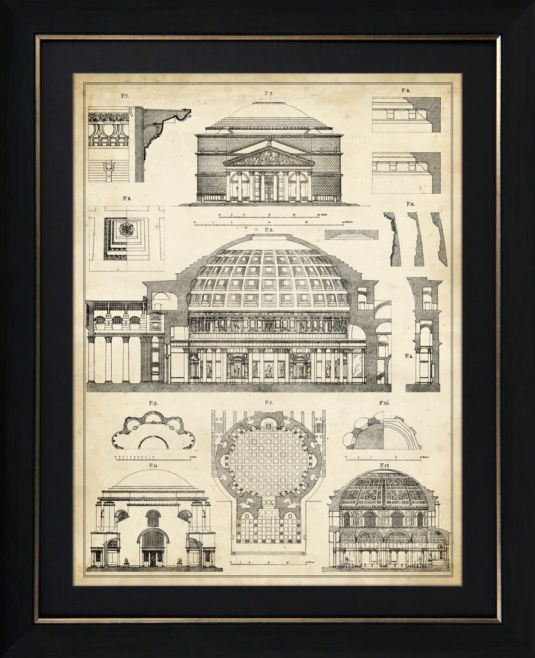  Vintage Architect Plans iii by Camelot Pictures | Style Our Home 