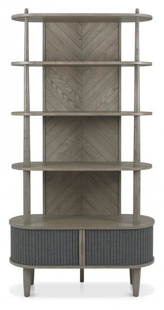 Monroe Silver Grey Open Display Unit by Bentley Designs | Style Our Home