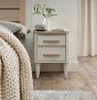 Larsen Scandi Oak & Soft Grey 2 Drawer Nightstandby Bentley Designs | Style Our Home