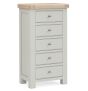 Salcombe Grey Tallboy Chest Of Drawers By Corndell / Global Home Group | Style Our Home