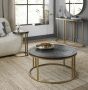 Chevron Peppercorn Ash Sofa Table by Bentley Designs | Style Our Home