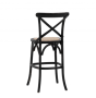 Café Black Rattan Stool ( A Pair ) by Hudson Living | Style Our Home 