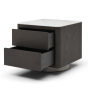 Coin Bedside Table - Smoke Oak By Tommy Franks | Style Our Home