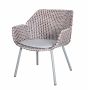 Vibe Bordeaux Lounge Chair - Light Grey Natté by Cane-line | Style Our Home 