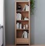Arlyn Natual Oak Large Bookcase by Hertiance Furniture | Style Our Home