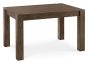 Turin Dark Oak 4-6 Seater Table & 4 Fontana Grey Velvet Chairs by Bentley Designs | Style Our Home