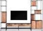 Cosmo 2 Doors Open Racks TV Wall Element Bookcase