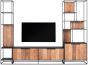 Cosmo 2 Doors Open Racks TV Wall Element Bookcase