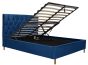 Loxley Blue 5' King Ottoman Bed
