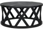 Cali Solid Wooden Coffee Table in Black by Libra | Style Our Home