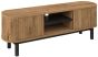 Vega Rustic Oak & Peppercorn Entertainment Unit by Bentley Designs | Style Our Home