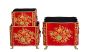 Red Floral Design Nest of 3 Boxes by Quirky Barn | Style Our Home