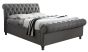 Castello Grey King Ottoman Bed