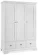 Hampstead White Triple Wardrobe - Style Our Home