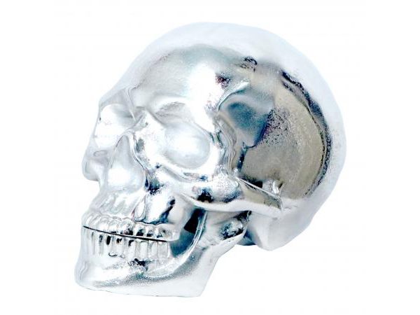 Giant Silver Skull H30cm W50cm by Quirky Barn | Style Our Home