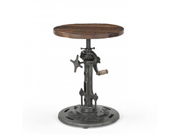 Adjustable Reclaimed Wood & Metal Stool by Quirky Barn | Style Our Home