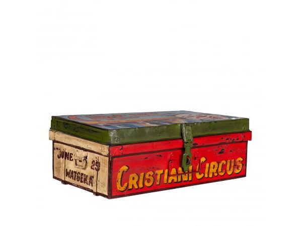 Hand Painted Circus Iron Trunk by Quirky Barn | Style Our Home