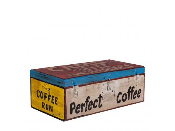 Hand Painted Iron Trunk Coffee by Quirky Barn | Style Our Home