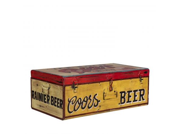 Hand Painted Iron Trunk Beer by Quirky Barn | Style Our Home