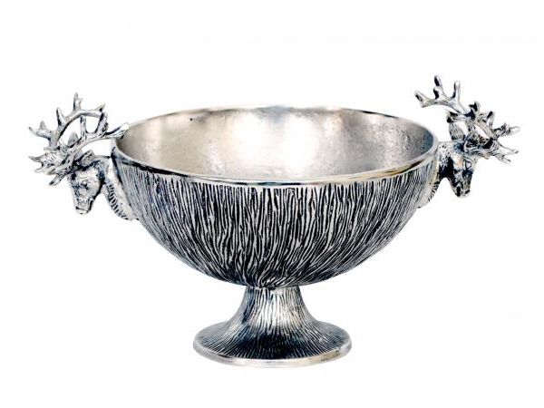 Bowl with Deer Handles H59cm by Quirky Barn | Style Our Home