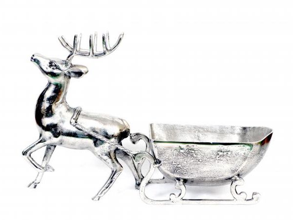 Reindeer and Sleigh H70cm by Quirky Barn | Style Our Home