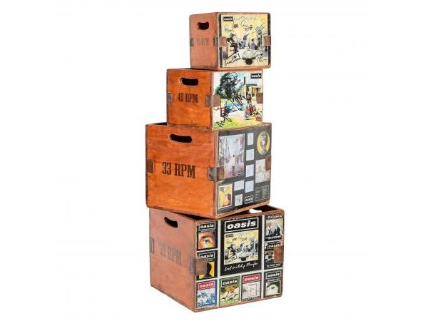 Set of 4 Record Boxes by Quirky Barn | Style Our Home