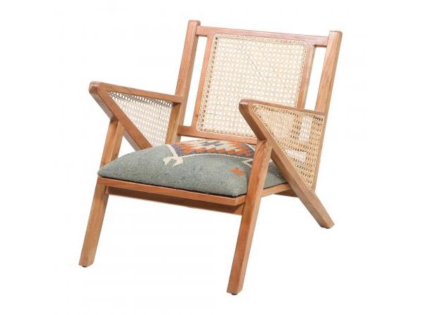 Rattan Chair - Blue by Quirky Barn | Style Our Home