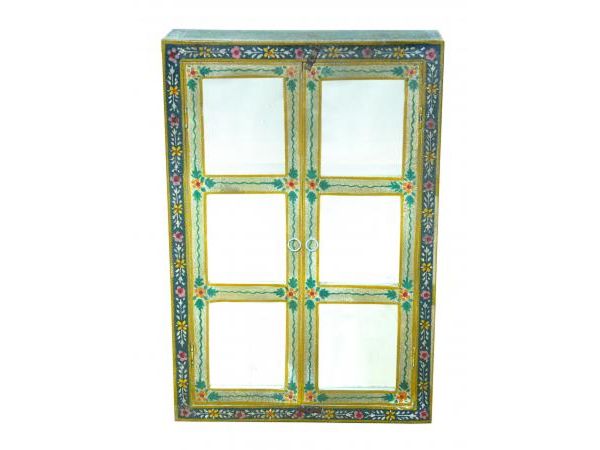 Hand Painted 2 Door Glazed Cabinet by Quirky Barn | Style Our Home