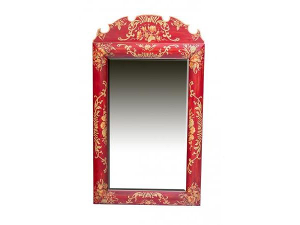Red Floral Design Dressing Table Mirror by Quirky Barn | Style Our Home