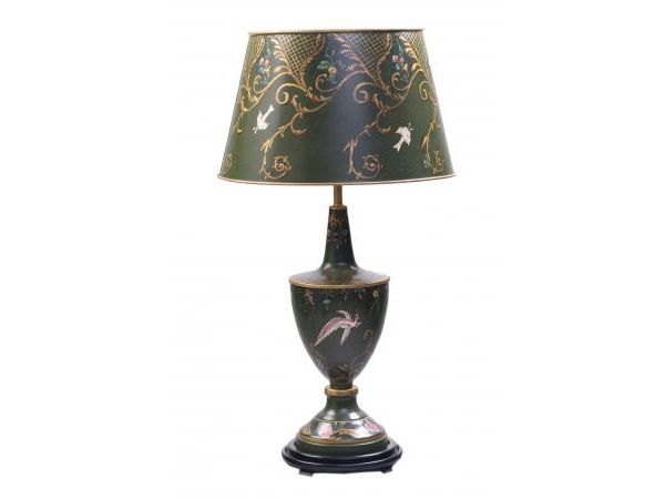 Green Fountain Design Lamp with shade by Quirky Barn | Style Our Home