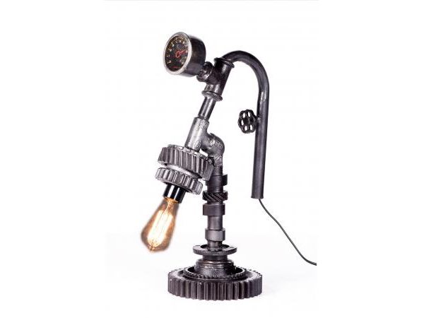 Industrial Iron and Meter Table Lamp by Quirky Barn | Style Our Home