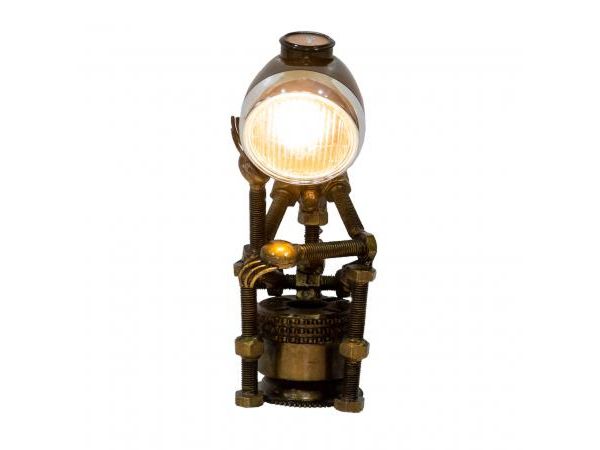 Reclaimed Parts Robot Table Lamp - A Gloomy Day by Quirky Barn | Style Our Home