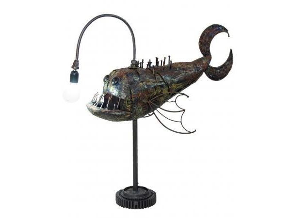Steampunk Fish Table Lamp by Quirky Barn | Style Our Home