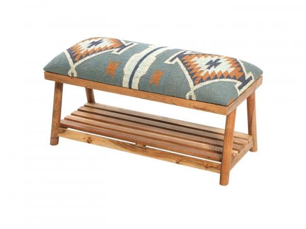 Blue Storage Bench by Quirky Barn | Style Our Home
