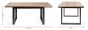 Tivoli Weathered Oak 6-8 Seater Table & 6 Dali Grey Velvet Chairs by Bentley Designs | Style Our Home