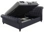 Castello Charcoal Double Side Ottoman Bed