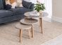 Round Lamp Table Oatmeal - Medium by Monologue | Style Our Home