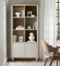 Larsen Scandi Oak & Soft Grey Display Unitby Bentle by Designs | Style Our Home