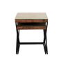 Phoenix Nest Of Tables With Glass by Indus Valley