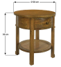 Aruba Round Side Table
