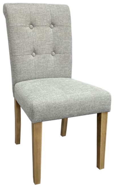 Newby Upholstered Dining Chair-Light Grey by Classic Furniture | Style Our Home